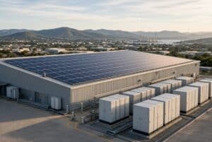 Data centre energy infrastructure and renewable power in Newcastle NSW