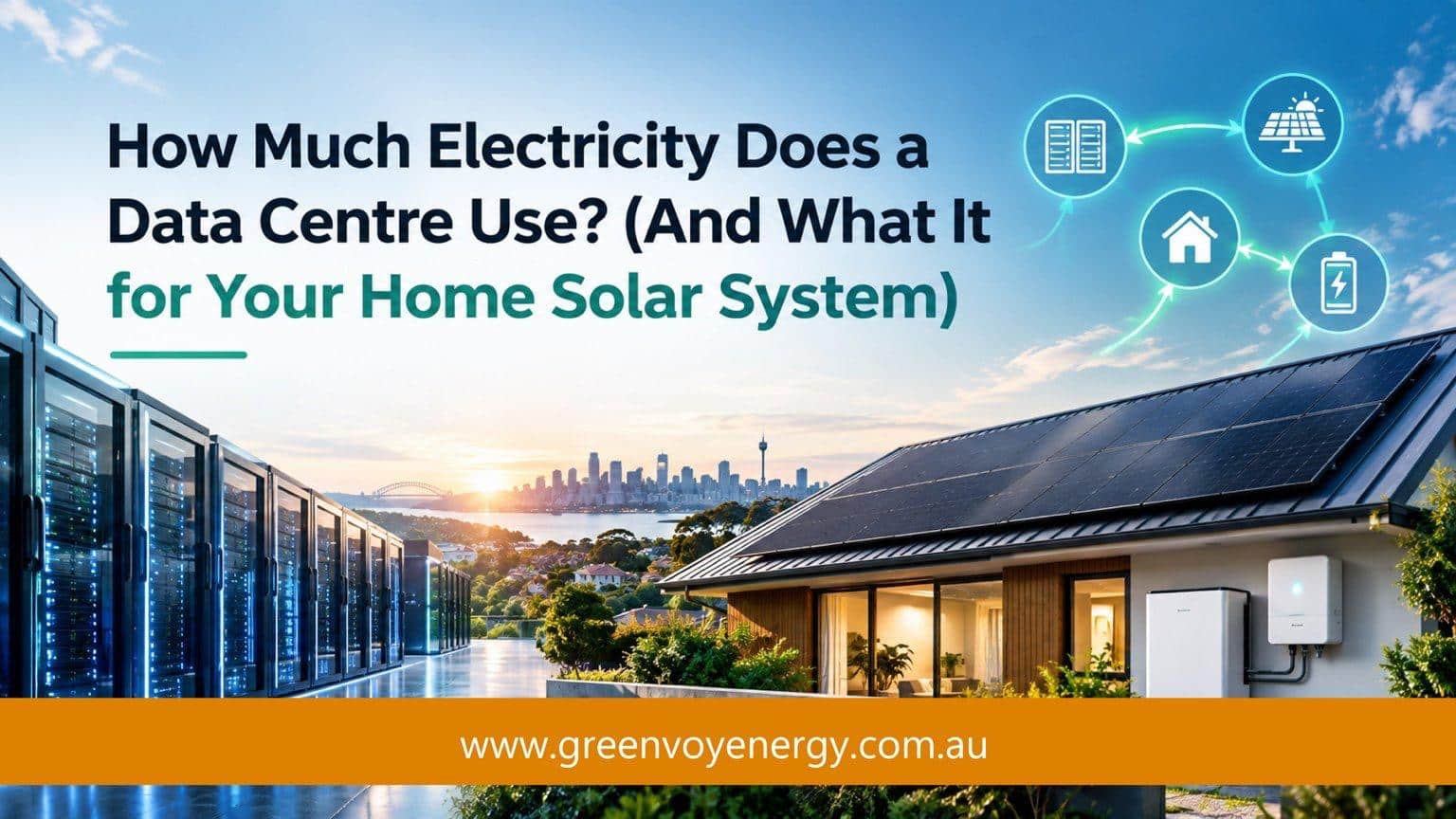 How Much Electricity Does a Data Centre Use? (And What It Means for Your Home Solar System)