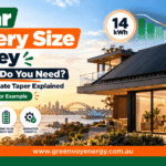 Solar Battery Size Sydney: What Size Do You Need? The 14 kWh Rebate Taper Explained With a SigenStor Example