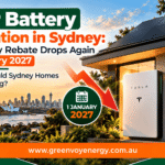 Solar Battery Installation in Sydney: The Battery Rebate Drops Again on 1 January 2027 — How Much Could Sydney Homes Lose by Waiting?
